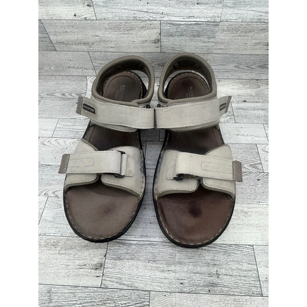 Rockport TruTech Mens Sandals‎ Size 13 Adjustable Straps Comfort Walking Shoes
